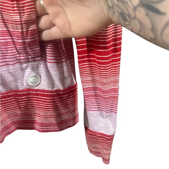 Bench zip-up hooded lightweight sweater, with stripped size medium - Picture 4 of 5